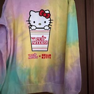 Hello Kitty - Cup of Noodles collab NWOT sweatshirt in a size S/M
